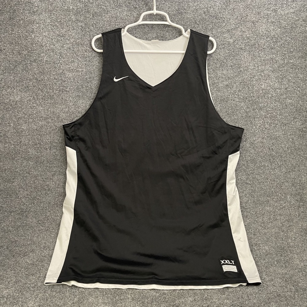 Nike Reversible Basketball Practice Jersey Mens Sz 2XL Black White